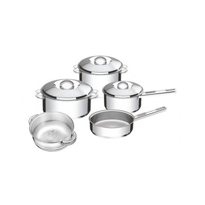 Cookware Set, 5 Pieces, Stainless Steel