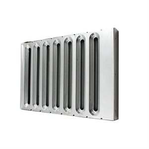 Baffle Filter, Galvanized Steel, 16"H X 25"W, "Kason"