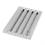 Baffle Filter, Galvanized Steel, 25"H X 16"W, "Kason"