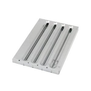 Baffle Filter, Galvanized Steel, 25"H X 16"W, "Kason"