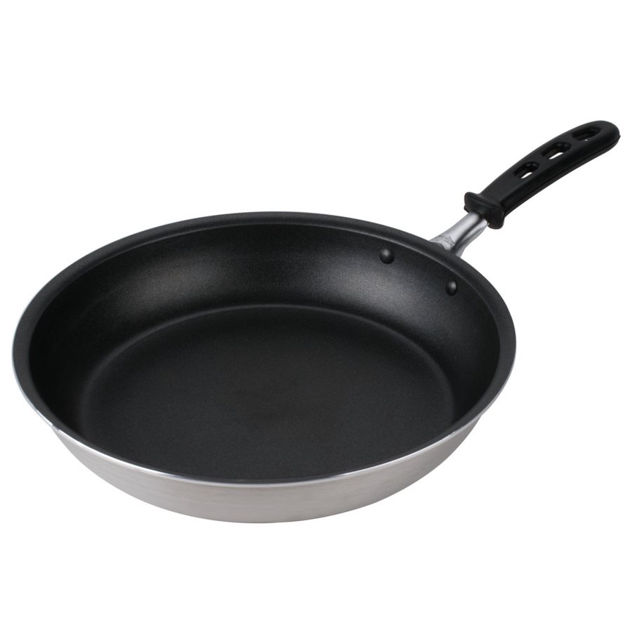 Fry Pan, Non-Stick, SteelCoat x3, Silicone Handle, 12" Diameter