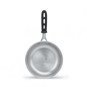 Fry Pan, Aluminum, Natural Finish, Silicone Handle, 7" Diameter