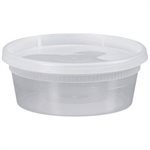 8OZ TAKEOUT SOUP CONTAINER W/LID - 24/PACK