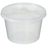 16OZ TAKEOUT SOUP CONTAINER W/LID - 240/BOX