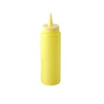 Squeeze Bottle (Mustard), Yellow, Plastic, 8 Oz (237 ML)