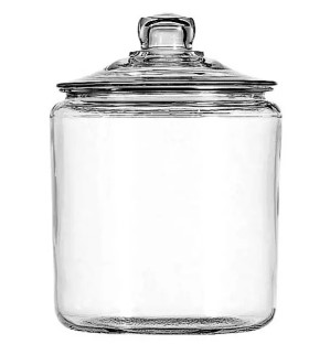 Bocal En Verre Avec Couvercle 128 Oz/ 1 Gallon 