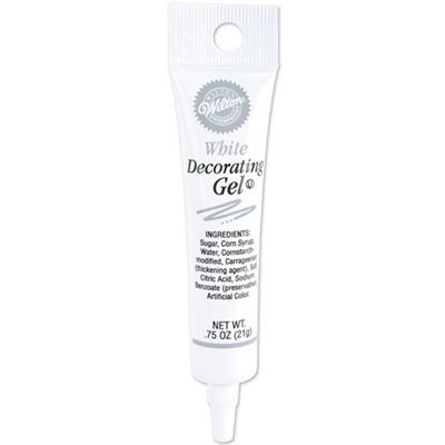 Decorating Gel, White, 21g / 0.75 Oz