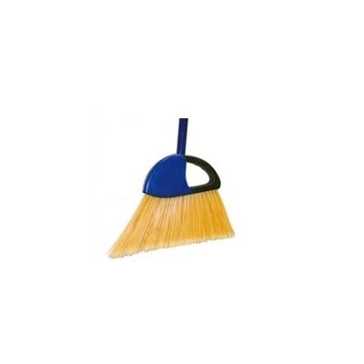 Dust Broom, Angled, Magnetic, Yellow Bristles, 48" Metal Handle