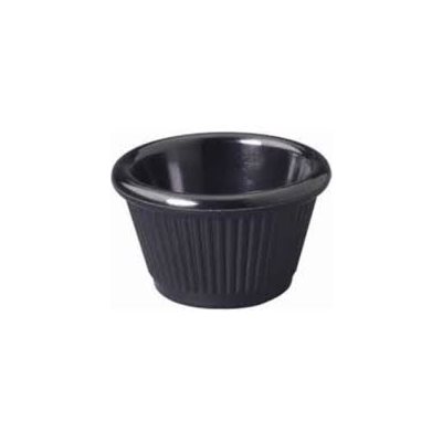 Ramekin, Melamine, Black, 4 Oz / 125 ML