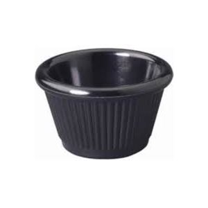 Ramekin, Melamine, Black, 4 Oz / 125 ML