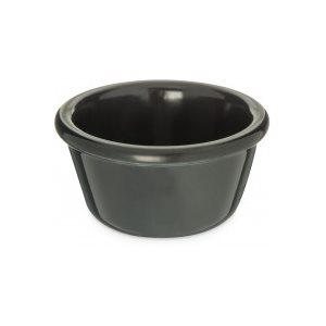 Ramekin, Melamine, Black, 3 Oz / 85 ML