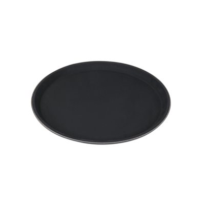 ROUND NON-SLIP TRAY 11" BLACK