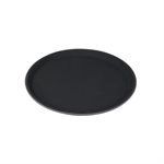 ROUND NON-SLIP TRAY 11" BLACK