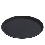 ROUND NON-SLIP TRAY 14" BLACK