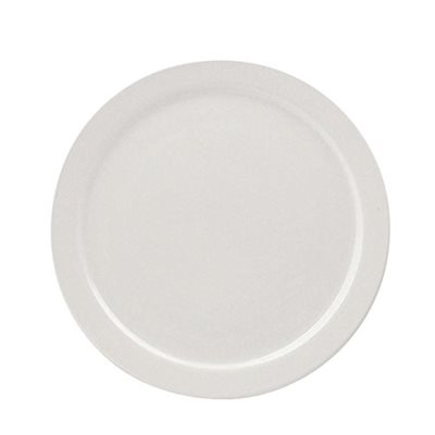 Plate, Narrow Rim, 10.38", "Porcelana"