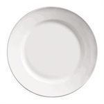 Plate, Round, Porcelain, Rolled Rim, 12", "Porcelana"