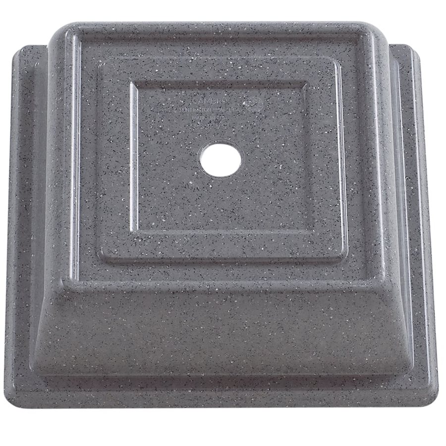 Square Versa Plate Cover 8 5/8" , Granite Gray