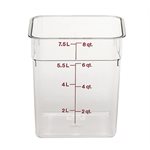 Cambro 8SFSCW135 8 Qt. Food Storage Container - Clear