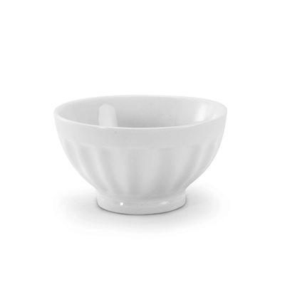 Bowl, Coffee, Porcelain White, 8 Oz, 4" Diameter