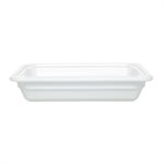 Ceramic Insert Food Pan 4.7 QT / 4.4 L , White, 1/2 Size