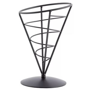 Appetizer Cone 5 X 7, Black