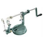 Manual Cast Aluminum Apple Peeler with Stainless Steel Blade