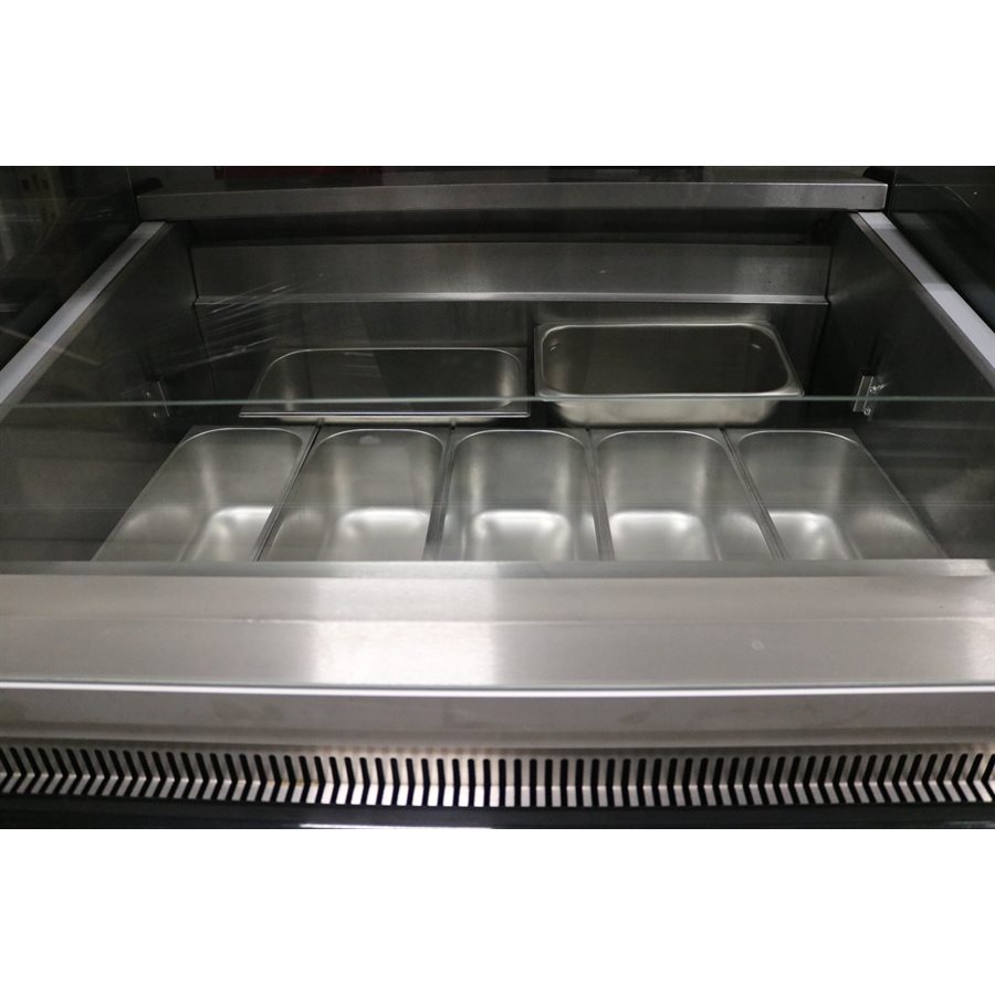 USED IGLOO ARB2F3 Slim Gelato Ice Cream Freezer Black