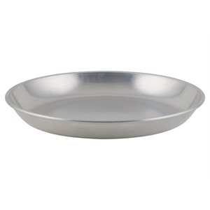 Aluminum Seafood Trays, 12" Dia × 1-1/2" H