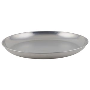 Aluminum Seafood Trays, 13-3/4" Dia × 1-1/2" H