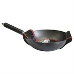 Wok En Acier Au Carbone, Diamètre 33 CM