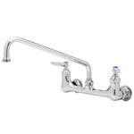 Faucet, Double Pantry, Wall Mount, 8"Centers, 12" Swing Nozzle