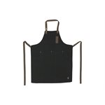 Mid Weight Bib Apron, Black