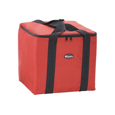 Sac de Livraison de Pizza 12po. X 12po. X 12po. , Rouge