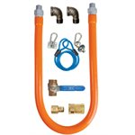 Gas Hose Connection Kit, 0.75 X 36", Includes Quick Disconnect