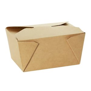 PAPER FOOD BOXES IN KRAFT SIZE 1 PACK OF 300