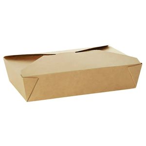 PAPER FOOD BOXES IN KRAFT SIZE 2 PACK OF 200