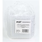 PLASTIC DOME LID FOR 1 LB. RECT. CONTAINERS - 125/PK