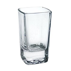 Glass (Shooter), Tall, Square, 2.75 Oz / 81 ML, 72/Case