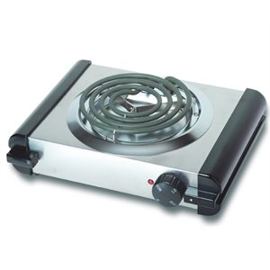 Burner, Electric, Countertop, Single Element, 120V/1KW