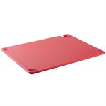 Cutting Board (With Hook), "Saf-T" Grip, Red, 18 X 24 X 0.5"