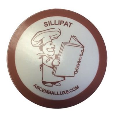 ''Sillipat'' Fiberglass & Silicone Baking Mat - 12" Round