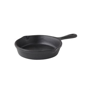 Pan/Skillet, Frying, Round, Cast Iron, 4" Width