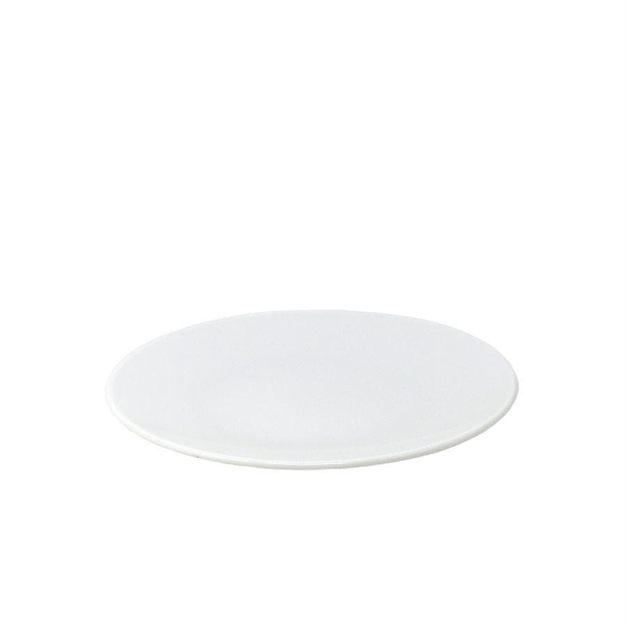 Coupe Shape Plate 8" , White