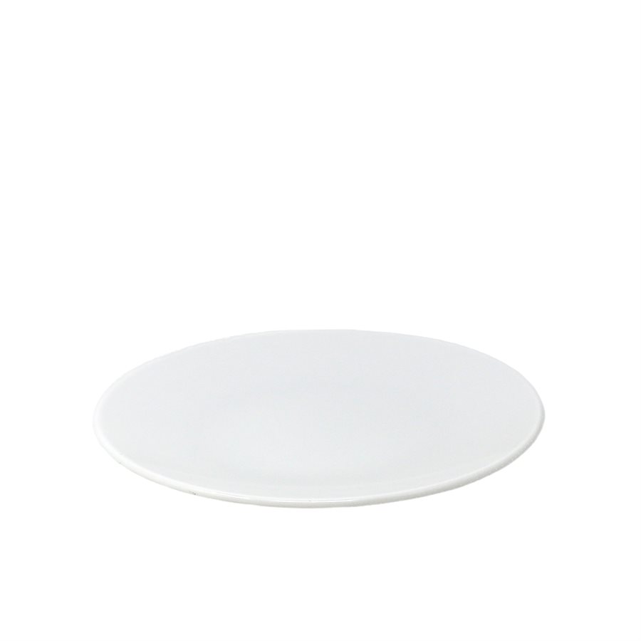 Coupe Shape Plate 10" , White