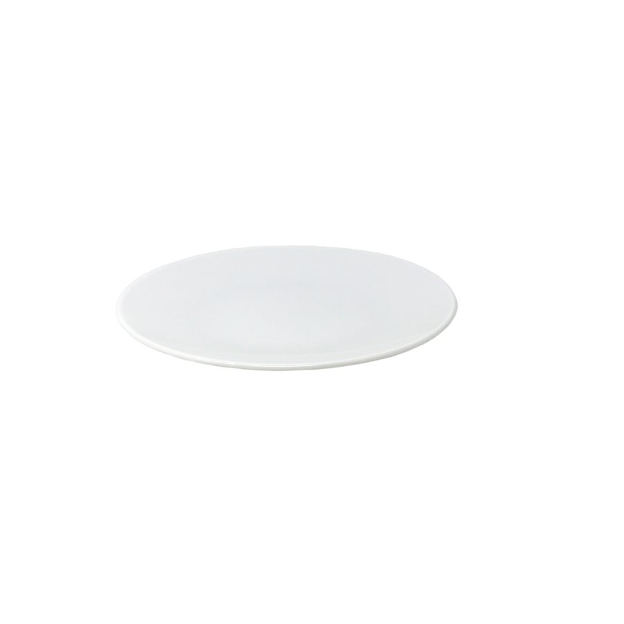 Assiette Ronde 10.8po. , Blanc, Forme Coupe