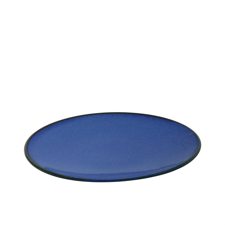 Assiette Rond 10.8po. , Couleur Bleu Ciel