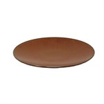 ROUND PLATE 10.8" BROWN