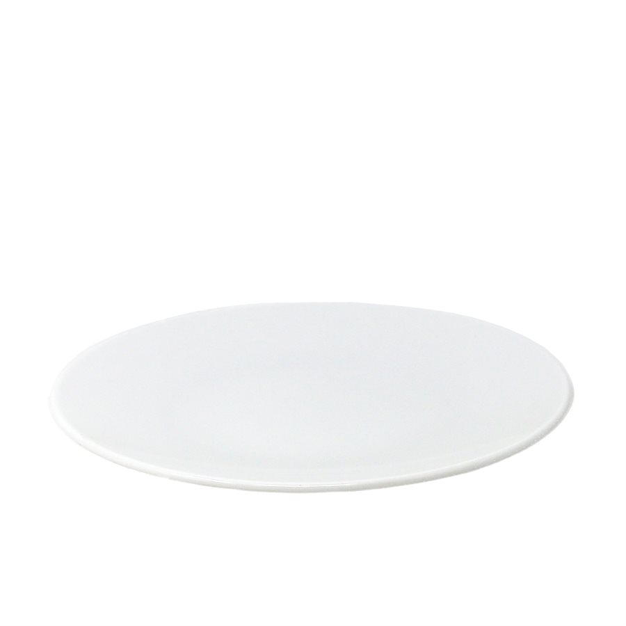 Coupe Shape Plate 12.8" , White, Round