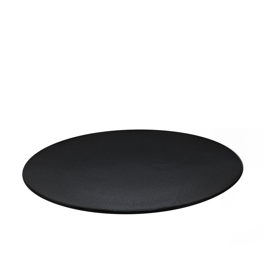 Assiette Ronde Noir Lune 12.8po.