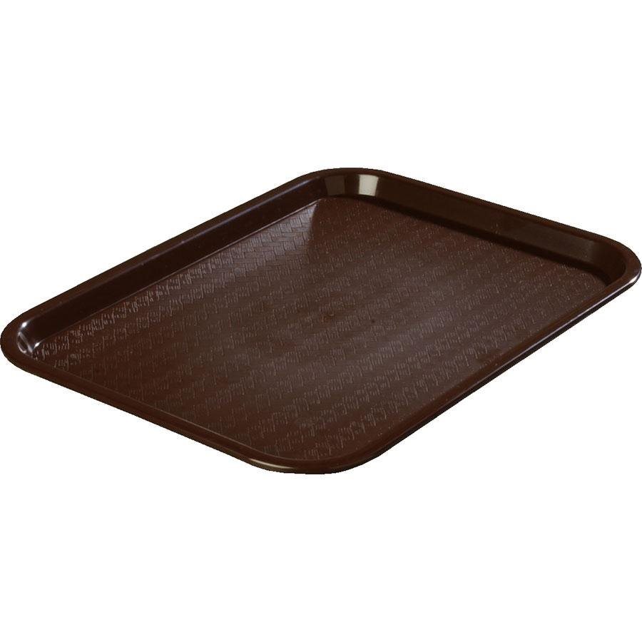 Tray, Cafeteria/Fast Food, Chocolate Brown, 10 X 14"